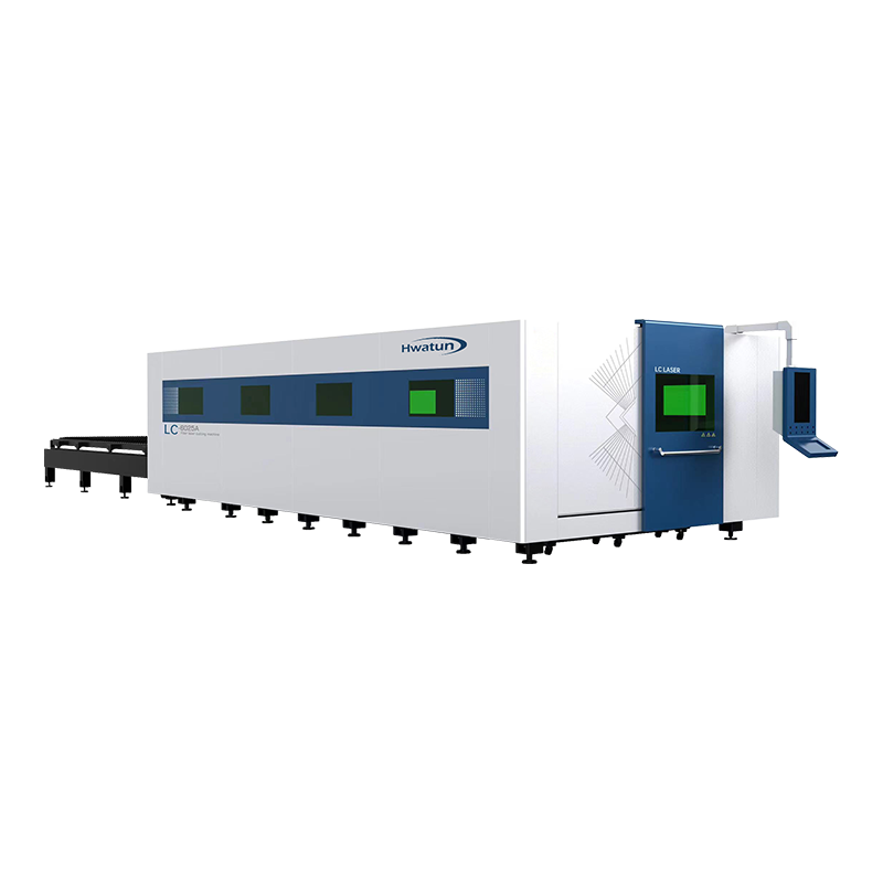 Machine de coupe laser à fibre optique à double table